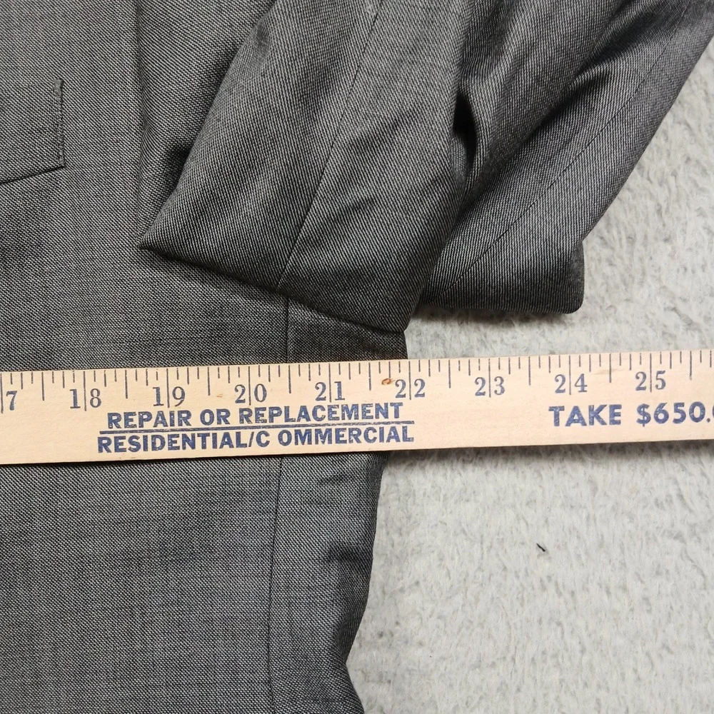 Lauren Ralph Lauren Sport‎ Coat Men's 44R Gray Wool Blazer Jacket
